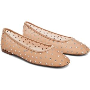 Crystal Ballet Flats